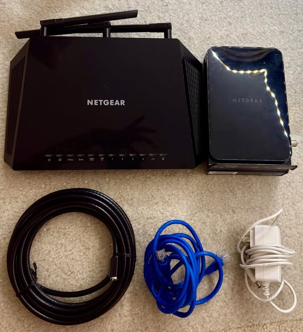 Netgear Nighthawk AC1900 Router and CM500 Modem